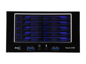 Touch control 5 sets of Fan/Temp. Up to 25W per fan channel, USB3.0, Audio/Mic, LCD Display Touch control 5 sets of Fan/Temp. Up to 25W per fan channel, USB3.0, Audio/Mic, LCD Display