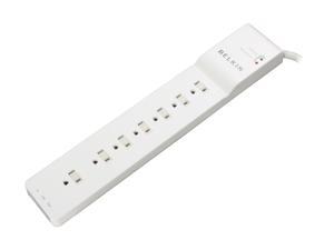 BELKIN BE107200-06 6 Feet 7 Outlets 2320 joule Home/office Surge Protector BELKIN BE107200-06 6 Feet 7 Outlets 2320 joule Home/office Surge Protector