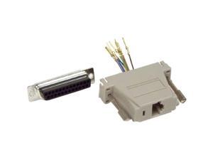 BELKIN F4C390 DB25 Male/RJ45 Female Modular Adapter BELKIN F4C390 DB25 Male/RJ45 Female Modular Adapter