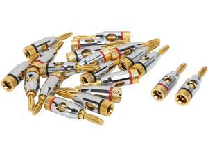Coboc BA-OPENSCREW-10P High-Quality Copper Speaker Banana Plug w/ Color Coded, Open Screw Type,10 Pair Per Package Coboc BA-OPENSCREW-10P High-Quality Copper Speaker Banana Plug w/ Color Coded, Open Screw Type,10 Pair Per Package