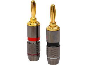 Coboc BA-CLOSESCREW-1P High-Quality Copper Speaker Banana Plug,Close Screw Type,1 Pair Per Package Coboc BA-CLOSESCREW-1P High-Quality Copper Speaker Banana Plug,Close Screw Type,1 Pair Per Package