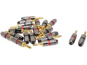Coboc BA-CLOSESCREW-10P High-Quality Copper Speaker Banana Plug,Close Screw Type,10 Pair Per Package Coboc BA-CLOSESCREW-10P High-Quality Copper Speaker Banana Plug,Close Screw Type,10 Pair Per Package