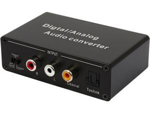 Coboc BI-AUD-DAC Bi-direction 24-Bit/ 192 KHz Digital to Analog DAC or Analog to Digital ADC Audio Converter Adapter w/ Metal Casing Coboc BI-AUD-DAC Bi-direction 24-Bit/ 192 KHz Digital to Analog DAC or Analog to Digital ADC Audio Converter Adapter w/ Metal Casing
