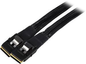 Coboc SFF8087-MM-0.75M 0.75 meter 30AWG Internal Mini SAS 36-Pin SFF-8087 Male to Mini SAS 36-Pin SFF-8087 Male Cable with Nylon Braiding Coboc SFF8087-MM-0.75M 0.75 meter 30AWG Internal Mini SAS 36-Pin SFF-8087 Male to Mini SAS 36-Pin SFF-8087 Male Cable with Nylon Braiding
