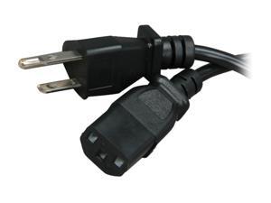 Rosewill RCA-12-AC-US - 12-Foot Universal AC Power Supply Cord - 3-Prong, Male to Female, Black Rosewill RCA-12-AC-US - 12-Foot Universal AC Power Supply Cord - 3-Prong, Male to Female, Black