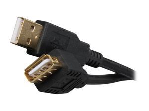 Rosewill RCAB-11005 Black USB2.0 A Male to A Female Extension Cable, Gold Plated, Black Rosewill RCAB-11005 Black USB2.0 A Male to A Female Extension Cable, Gold Plated, Black