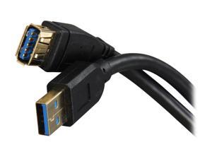 Rosewill RCAB-11029 - 1.5-Foot USB 3.0 A Male to A Female Extension Cable - Black with Gold Plated Connectors Rosewill RCAB-11029 - 1.5-Foot USB 3.0 A Male to A Female Extension Cable - Black with Gold Plated Connectors