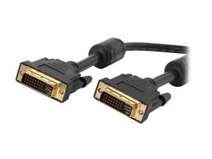 Rosewill RCAB-11053 - Black 3-Foot Digital Dual-Link Cable - DVI-D (24 + 1-Pin) Male-to-Male, Gold Plated Connectors with Ferrite Cores, 28 AWG Rosewill RCAB-11053 - Black 3-Foot Digital Dual-Link Cable - DVI-D (24 + 1-Pin) Male-to-Male, Gold Plated Connectors with Ferrite Cores, 28 AWG