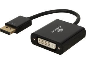 Coboc CL-AD-DP2DVI-6-BK DP DisplayPort to DVI Passive Video Adapter Converter Coboc CL-AD-DP2DVI-6-BK DP DisplayPort to DVI Passive Video Adapter Converter