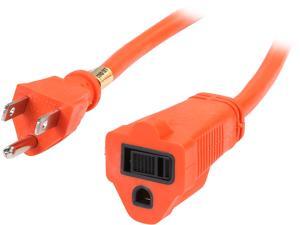 Rosewill Power Extension Cord 100 ft. NEMA 5-15R to NEMA 5-15P, Model RHEC-14OR100, Orange 14AWG 13AMPS Rosewill Power Extension Cord 100 ft. NEMA 5-15R to NEMA 5-15P, Model RHEC-14OR100, Orange 14AWG 13AMPS