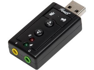 Rosewill RCAC-17001 7.1 channel USB External Stereo Sound Adapter for Windows and Mac, Plug and play No drivers Needed Rosewill RCAC-17001 7.1 channel USB External Stereo Sound Adapter for Windows and Mac, Plug and play No drivers Needed