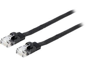Rosewill RCNC-18006 50 ft. Cat 6 Flat Ethernet Cable with Cable Clips, 50 ft, Black Rosewill RCNC-18006 50 ft. Cat 6 Flat Ethernet Cable with Cable Clips, 50 ft, Black