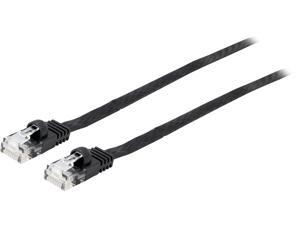 Rosewill RCNC-18007 75 ft. Cat 6 Flat Ethernet Cable with Cable Clips, 75 ft, Black Rosewill RCNC-18007 75 ft. Cat 6 Flat Ethernet Cable with Cable Clips, 75 ft, Black