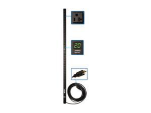 Tripp Lite Metered PDU, 20A, 28 Outlets (5-15/20R), 120 V, L5-20P/5-20P Adapter, 15 ft. Cord, 0U Vertical Rack-Mount Power (PDUMV20) Tripp Lite Metered PDU, 20A, 28 Outlets (5-15/20R), 120 V, L5-20P/5-20P Adapter, 15 ft. Cord, 0U Vertical Rack-Mount Power (PDUMV20)