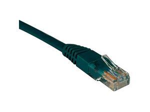 TRIPP LITE N002-003-GN 3 ft. Cat 5E Green Cat5e 350MHz Molded Patch Cable TRIPP LITE N002-003-GN 3 ft. Cat 5E Green Cat5e 350MHz Molded Patch Cable