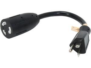 Tripp Lite Model P044-06I 6" NEMA-L5-20R to NEMA-5-20P 12AWG Heavy Duty Power Adapter Cable Female to Male Tripp Lite Model P044-06I 6" NEMA-L5-20R to NEMA-5-20P 12AWG Heavy Duty Power Adapter Cable Female to Male