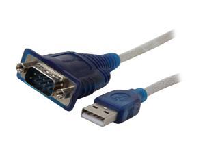 SABRENT Model SBT-USC1M 1 ft. USB to Serial (9-pin) DB-9 RS-232 Adapter Cable SABRENT Model SBT-USC1M 1 ft. USB to Serial (9-pin) DB-9 RS-232 Adapter Cable