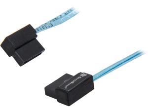 Silverstone Ultra Thin Lateral 90 Degree SATA Cables with Custom Low-Profile Connectors (CP11) Silverstone Ultra Thin Lateral 90 Degree SATA Cables with Custom Low-Profile Connectors (CP11)