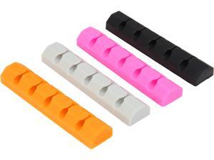 Syba SY-ACC65095 Cable Management Cord Organizer 5 Channel Desk Cable Clips Wire Cord Holder. Pack of 4 Syba SY-ACC65095 Cable Management Cord Organizer 5 Channel Desk Cable Clips Wire Cord Holder. Pack of 4