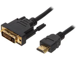 Link Depot HDMI-DVI-3 10 ft. Black HDMI To DVI Cable, Black Link Depot HDMI-DVI-3 10 ft. Black HDMI To DVI Cable, Black