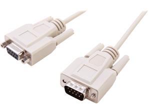 C2G 02712 DB9 M/F Serial RS232 Extension Cable, Beige (10 Feet, 3.04 Meters) C2G 02712 DB9 M/F Serial RS232 Extension Cable, Beige (10 Feet, 3.04 Meters)