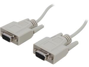 C2G 10480 DB9 F/F Serial RS232 Null Modem Cable, Beige (1 Foot, 0.30 Meters) C2G 10480 DB9 F/F Serial RS232 Null Modem Cable, Beige (1 Foot, 0.30 Meters)
