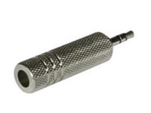 C2G 40635 3.5mm Stereo Male to 6.3mm (1/4 Inch) Mono Female Adapter, TAA Compliant, Silver C2G 40635 3.5mm Stereo Male to 6.3mm (1/4 Inch) Mono Female Adapter, TAA Compliant, Silver