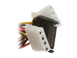 Athena Power CABLE-S15M42 5 + 5 in. SATA 15pin to Dual Molex 4pin Cable Athena Power CABLE-S15M42 5 + 5 in. SATA 15pin to Dual Molex 4pin Cable