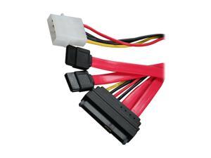Athena Power Model CABLE-29SAS27P1 29pin SAS to dual SATA 7pin w/ single Molex (4pin) Athena Power Model CABLE-29SAS27P1 29pin SAS to dual SATA 7pin w/ single Molex (4pin)