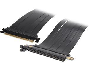 Athena Power CABLE-PCIE16A1-30V2 300mm PCI-E x16, PCIe 3.0 (Support 4.0 / 64GB) High Quality Flexible EMI Shielded Ribbon Riser Cable, Wide Range Verticle Mounting GPU Support Straight Athena Power CABLE-PCIE16A1-30V2 300mm PCI-E x16, PCIe 3.0 (Support 4.0 / 64GB) High Quality Flexible EMI Shielded Ribbon Riser Cable, Wide Range Verticle Mounting GPU Support Straight