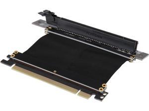 Athena Power CABLE-PCIE16A1-L5V2 Focus 1U/2U Chassis, 50mm Straight PCI-E x16 PCIe 3.0 High Quality Flexible EMI Shielded Ribbon 90-Degree Left Angle Riser Cable Athena Power CABLE-PCIE16A1-L5V2 Focus 1U/2U Chassis, 50mm Straight PCI-E x16 PCIe 3.0 High Quality Flexible EMI Shielded Ribbon 90-Degree Left Angle Riser Cable