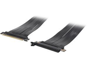 Athena Power CABLE-PCIE16A1-60V2 600mm PCI-E x16, PCIe 3.0 High Quality Flexible EMI Shielded Ribbon Riser Extension Cable, Wide Range Verticle Mounting GPU Support Straight Athena Power CABLE-PCIE16A1-60V2 600mm PCI-E x16, PCIe 3.0 High Quality Flexible EMI Shielded Ribbon Riser Extension Cable, Wide Range Verticle Mounting GPU Support Straight