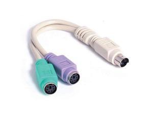 StarTech Model KYC1MF 6" IBM PS/2 Keyboard/Mouse Y-Splitter Cable StarTech Model KYC1MF 6" IBM PS/2 Keyboard/Mouse Y-Splitter Cable