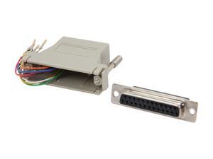 StarTech GC258FF DB25 to RJ45 Modular Adapter - F/F StarTech GC258FF DB25 to RJ45 Modular Adapter - F/F