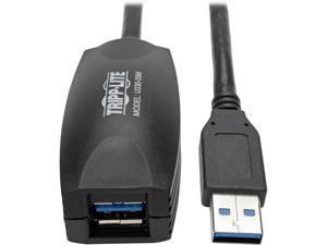 Tripp Lite USB 3.0 SuperSpeed Active Extension Repeater Cable (A M/F), 5M/16-ft. (U330-05M) Tripp Lite USB 3.0 SuperSpeed Active Extension Repeater Cable (A M/F), 5M/16-ft. (U330-05M)