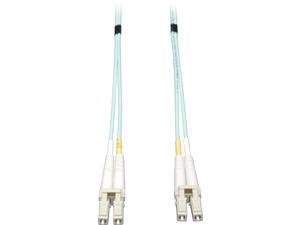 Tripp Lite 8M (26-ft.) 10Gb Duplex MMF 50/125 OM3 LSZH Patch Cable (LC/LC) - Aqua Tripp Lite 8M (26-ft.) 10Gb Duplex MMF 50/125 OM3 LSZH Patch Cable (LC/LC) - Aqua