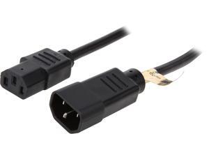 Tripp Lite Model P004-008 8 ft. Black 18AWG SJT, 10A, 100-250V IEC-320-C14 to IEC-320-C13 Power Cord Male to Female Tripp Lite Model P004-008 8 ft. Black 18AWG SJT, 10A, 100-250V IEC-320-C14 to IEC-320-C13 Power Cord Male to Female
