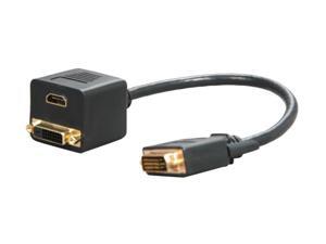 BYTECC BTA-031 HDMI Female & DVI-D(Dual link) Female with Nuts to DVI-D(Dual link) Male Adaptor BYTECC BTA-031 HDMI Female & DVI-D(Dual link) Female with Nuts to DVI-D(Dual link) Male Adaptor