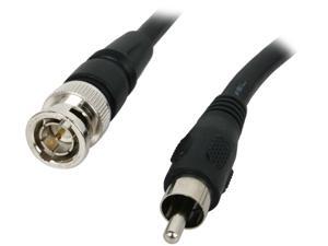 BYTECC BNC/RCA-12K 12 ft. BNC to RCA Cable, 75 ohm, Male to Male, Black Male to Male BYTECC BNC/RCA-12K 12 ft. BNC to RCA Cable, 75 ohm, Male to Male, Black Male to Male