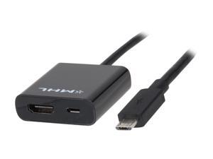 BYTECC HM-U2MICROMF Micro USB-B Male to HDMI + Micro USB-B Female Adapter BYTECC HM-U2MICROMF Micro USB-B Male to HDMI + Micro USB-B Female Adapter