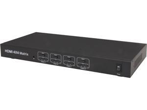 BYTECC HMMSS404 HDMI Switch Splitter 4x4 Matrix, with IR Remote Control BYTECC HMMSS404 HDMI Switch Splitter 4x4 Matrix, with IR Remote Control