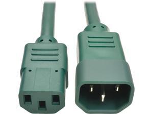 Tripp Lite Model P004-006-AGN 6 ft. Standard Computer Power Extension Cord, 10A, 18 AWG (IEC-320-C14 to IEC-320-C13) Male to Female Tripp Lite Model P004-006-AGN 6 ft. Standard Computer Power Extension Cord, 10A, 18 AWG (IEC-320-C14 to IEC-320-C13) Male to Female