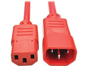 Tripp Lite Model P004-006-ARD 6 ft. Standard Computer Power Extension Cord, 10A, 18 AWG (IEC-320-C14 to IEC-320-C13) Male to Female Tripp Lite Model P004-006-ARD 6 ft. Standard Computer Power Extension Cord, 10A, 18 AWG (IEC-320-C14 to IEC-320-C13) Male to Female