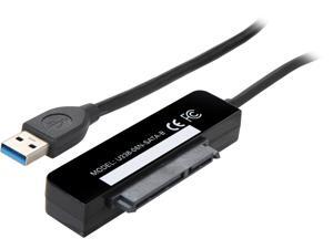 Tripp Lite USB 3.0 SuperSpeed to SATA III Adapter Cable with UASP, 2.5 in. SATA Hard Drives, Black Tripp Lite USB 3.0 SuperSpeed to SATA III Adapter Cable with UASP, 2.5 in. SATA Hard Drives, Black