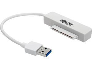 Tripp Lite USB 3.0 SuperSpeed to SATA III Adapter Cable with UASP, 2.5 in. SATA Hard Drives, White (U338-06N-SATA-W) Tripp Lite USB 3.0 SuperSpeed to SATA III Adapter Cable with UASP, 2.5 in. SATA Hard Drives, White (U338-06N-SATA-W)