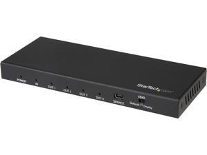 StarTech.com ST124HD202 HDMI Splitter - 4-Port - 4K 60Hz - HDMI Splitter 1 In 4 Out - 4 Way HDMI Splitter - HDMI Port Splitter StarTech.com ST124HD202 HDMI Splitter - 4-Port - 4K 60Hz - HDMI Splitter 1 In 4 Out - 4 Way HDMI Splitter - HDMI Port Splitter
