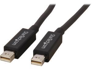 StarTech Model TBOLTMM3M 9.8 ft. (3m) Thunderbolt Cable Male to Male StarTech Model TBOLTMM3M 9.8 ft. (3m) Thunderbolt Cable Male to Male