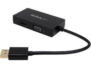 StarTech.com DP2VGDVHD Travel A/V adapter: 3-in-1 DisplayPort to VGA DVI or HDMI converter StarTech.com DP2VGDVHD Travel A/V adapter: 3-in-1 DisplayPort to VGA DVI or HDMI converter