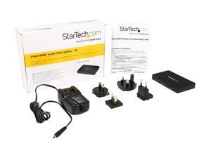 StarTech ST122HD4K HDMI Splitter 1 In 2 Out - 4k 30 Hz - 2 Port - Aluminum - HDMI Multi Port - HDMI Audio Splitter StarTech ST122HD4K HDMI Splitter 1 In 2 Out - 4k 30 Hz - 2 Port - Aluminum - HDMI Multi Port - HDMI Audio Splitter