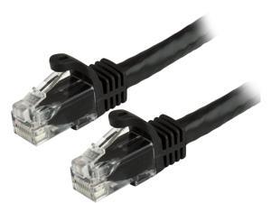 StarTech.com Cat6 Patch Cable - 6 ft. - Black Ethernet Cable - Snagless RJ45 Cable - Ethernet Cord - Cat 6 Cable - 6 ft. StarTech.com Cat6 Patch Cable - 6 ft. - Black Ethernet Cable - Snagless RJ45 Cable - Ethernet Cord - Cat 6 Cable - 6 ft.